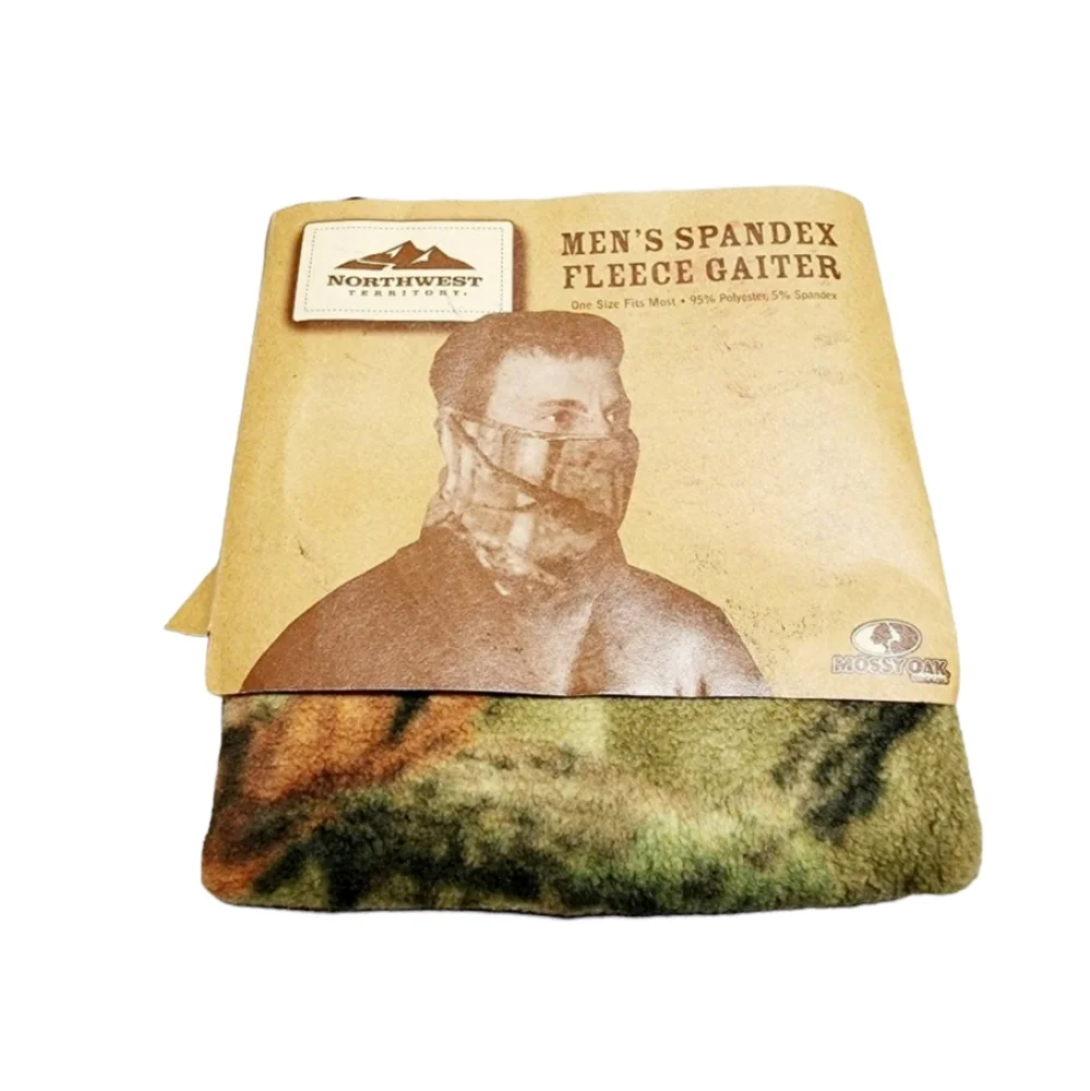 Northwest Territory Hunting Men's Spandex Fleece Gaiter / Face Mask - Camo - NWT